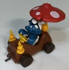 1978 Super Smurf Log Car, Peyo, Schleich