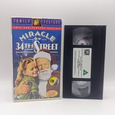 Miracle on 34th Street VHS Christmas Video Tape  In Colour (1947)