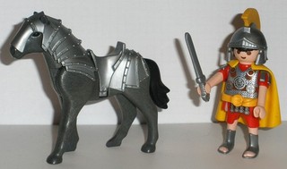 ♛ playmobil Sammlungsauflösung 1 Römer / Centurio mit Pferd (11) ♛