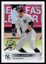 2023 Topps Chrome Aaron Judge #99 2022 MVP Stamped Buyback Refractor /199
