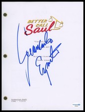 Giancarlo Esposito "Better Call Saul" SIGNED 'Plan and Execution' Script ACOA