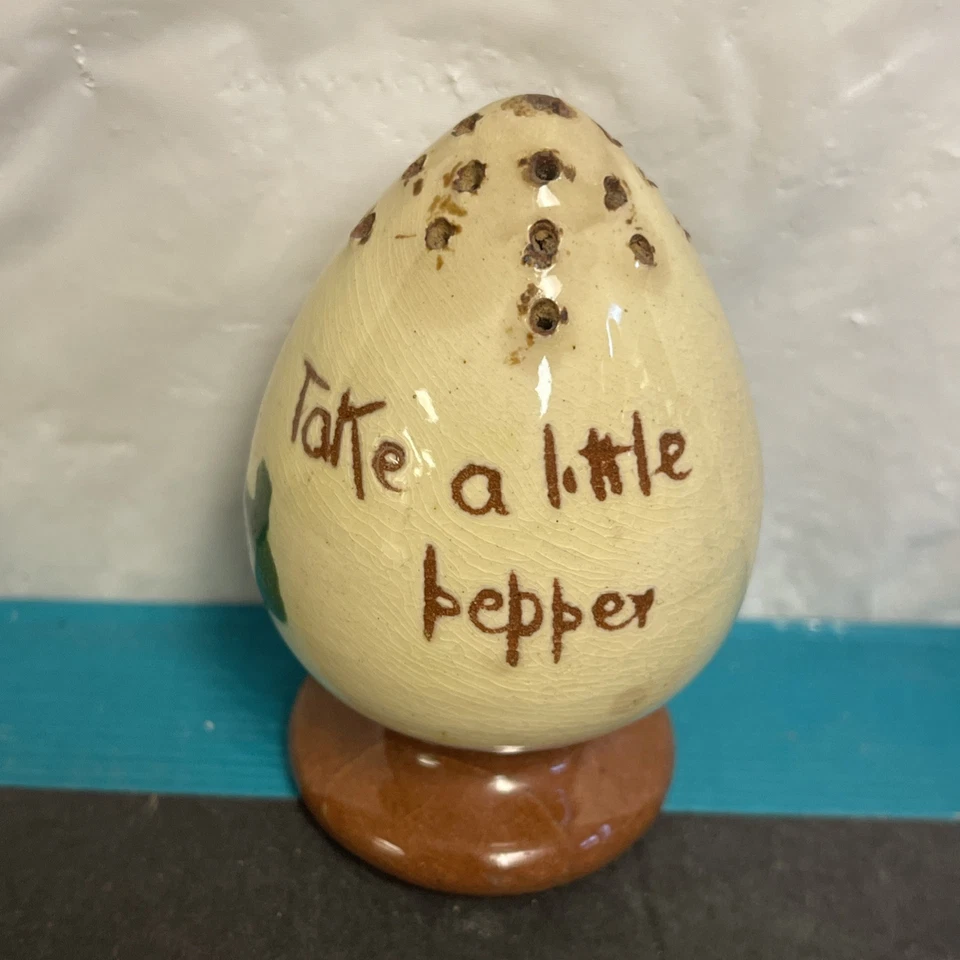 Set Of 4 Torquay England Mottoware “Take A Little” Painted Ceramics Foto 2 de 4