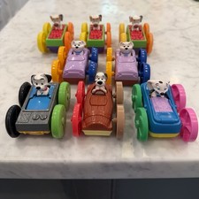 101 DALMATIANS McDonald  s 1997 Happy Meal FLIP CAR Toy Lot