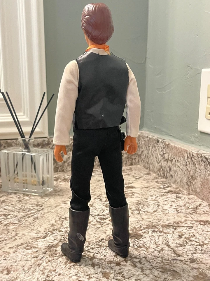 Винтаж 1978 Kenner (сделано в Гонконге) Wars 12 дюймов Han Solo (со всеми деталями) - Изображение 3 из 4