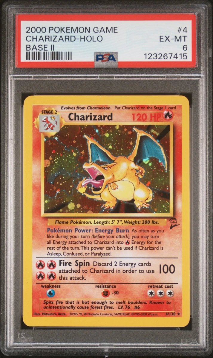 Collectible Individual Grade 6 Charizard Pokémon TCG Card Games in