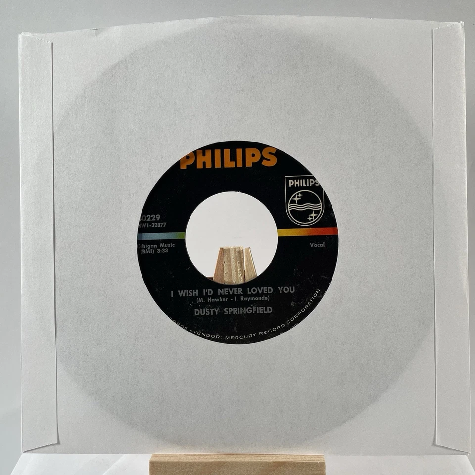 DUSTY SPRINGFIELD 45 RPM ALL CRIED OUT / I WISH I'D NEVER LOVED YOU—VG+ - Image 4 of 4