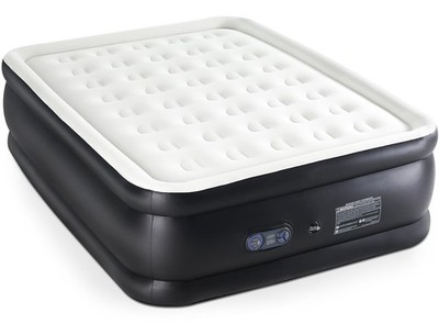 Queen Air Mattress with Built-in High Capacity Pump- 18'' Inflatable Blow Up A...