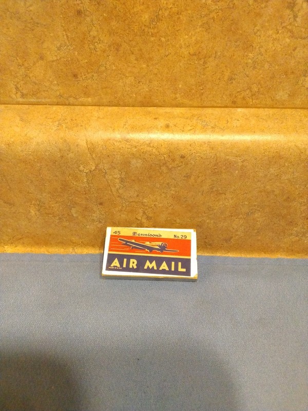 US Postal Air Mail Vintage Stickers Dennison #29 in Original Box