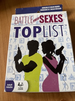 Battle of the Sexes Top List - Men vs. Women - Who's Tops in the Top 10 Lists?