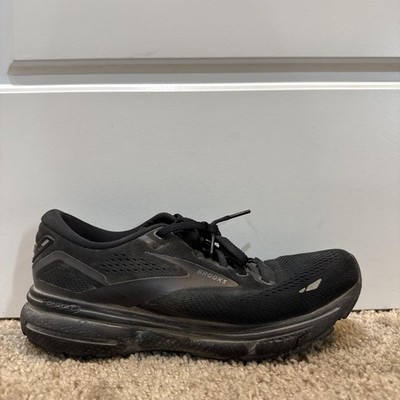 Brooks Ghost 15 Shoes Womens Size 7B Black Running Cushioned Sneakers Athletic