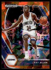 2021-22 Panini Prizm Draft Picks Prizms Orange Ice Ray Allen #91 20421