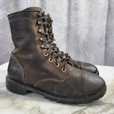 Chippewa Men's 8" Brown Leather Logger Work Boots Size 11 EE SOFT TOE