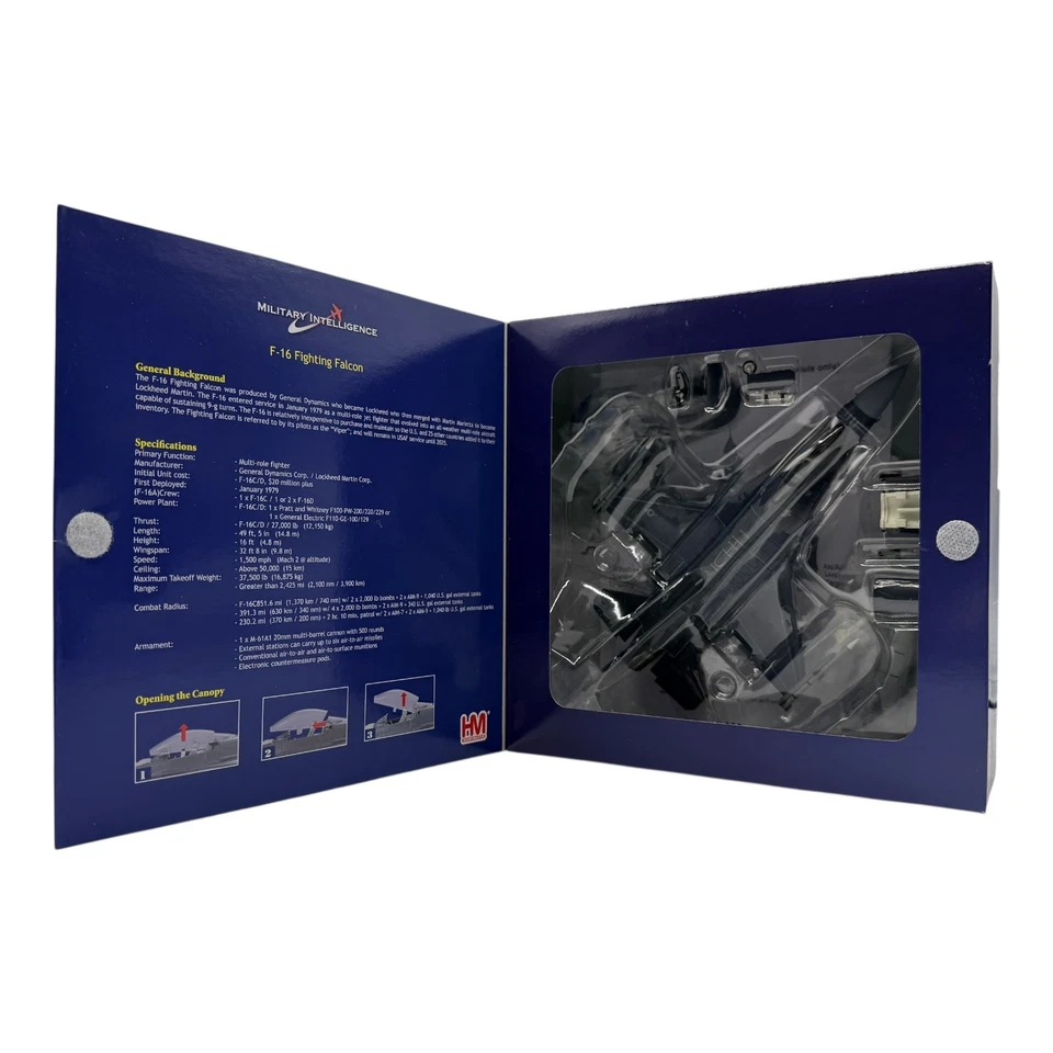 Hobby Master HA3843 1:72 F-16C Block 52 93-0545, 157 FS South Carolina ANG, 2015 - Image 4 of 4