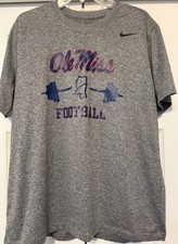 OLE MISS REBELS FOOTBALL Team Issued NIKE DRI...