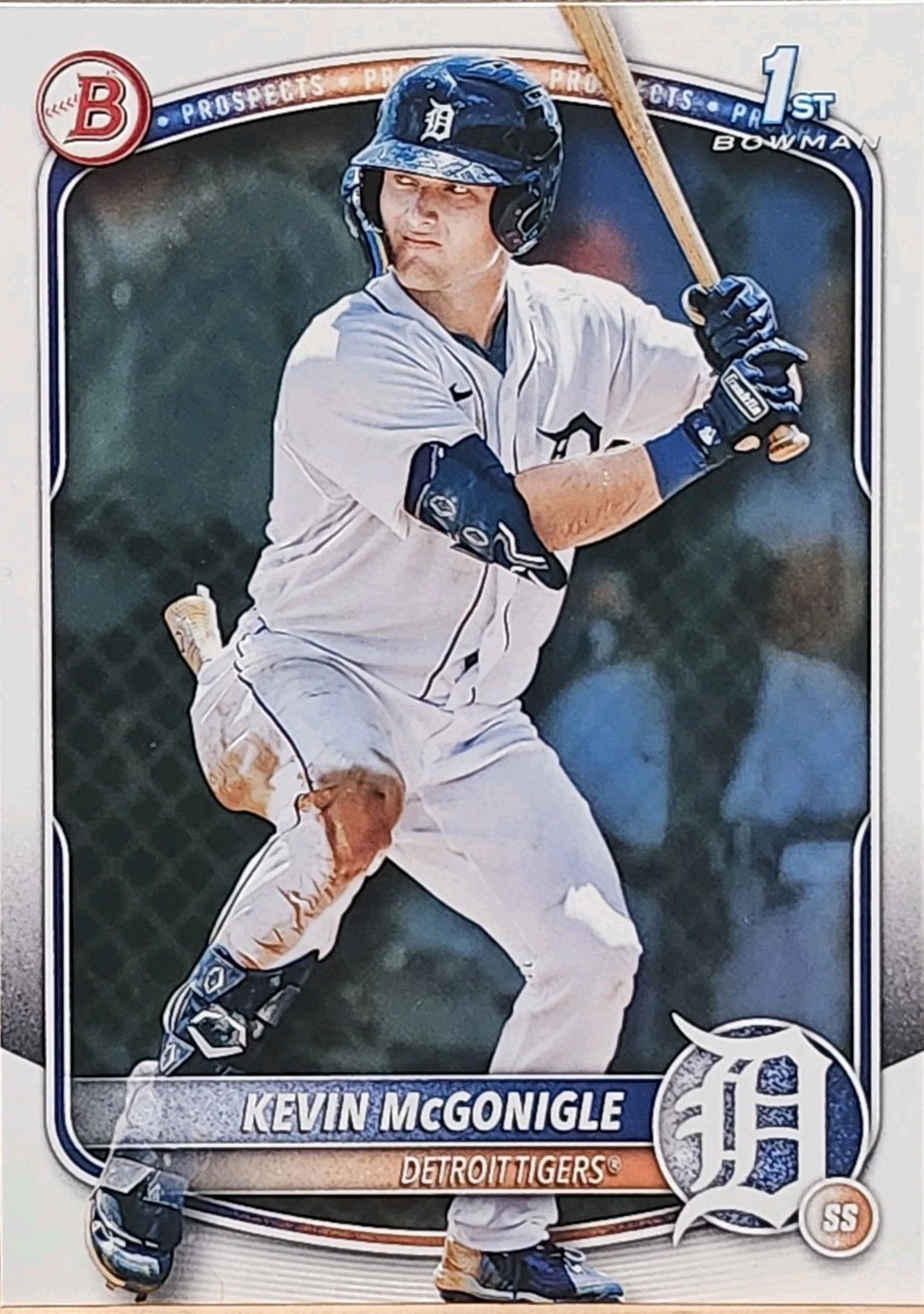 2025 Bowman Prospects #BP-79 ⚾️ Kevin McGonigle ⚾️ Detroit Tigers