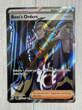 Boss's Orders (Ghetsis) 248/193 SIR Paldea Evolved Pokemon Full Art Trainer NM