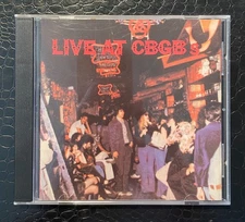 LIVE AT CBGB’s Mink DeVille TUFF DARTS Wayne County ROBERT GORDON Shirts MINT CD