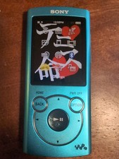 Sony Walkman NW-S764 8GB Digital MP3 Player Teal Blue New Battery