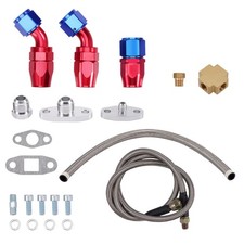 18 Turbo Oil Feed Line Return Drain Flange T3 T4 T3 T4 T60 T61 T70 Gt45 New 18 Turbo Oil Feed Line Return Drain Flange T3 T4 T3 T4 T60 T61 T70 Gt45 New
