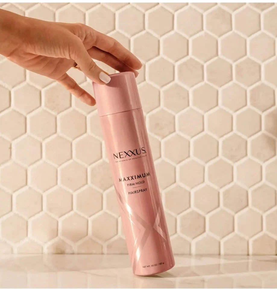 Packof6 10oz NEXXUS MÁXIMA SUJECIÓN ACABADO LACA PARA CONTROLAR EL CABELLO UNISEX Foto 4 de 4