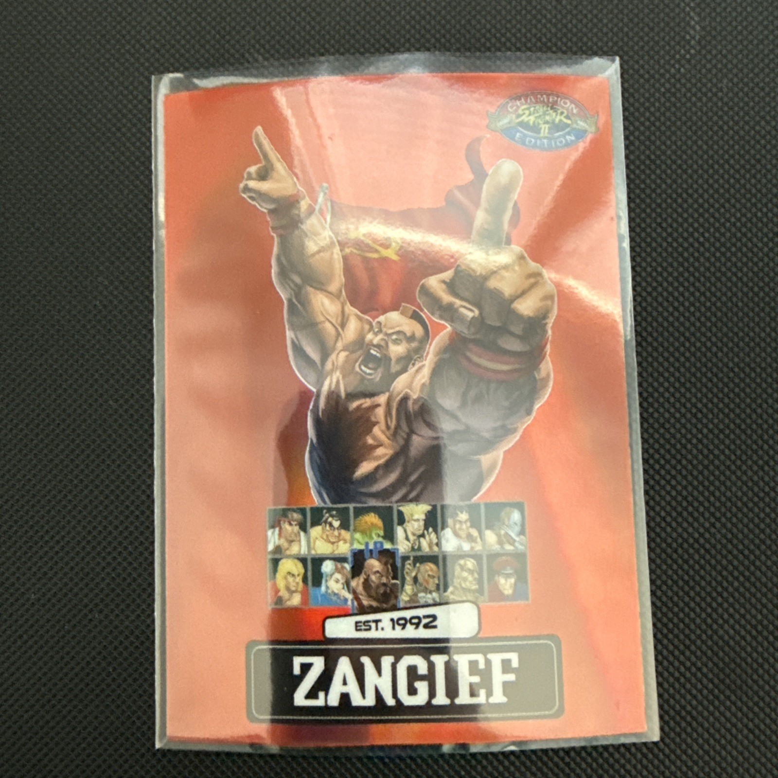 Street Fighter 2 Champion Edition Promo Zangief Red /100