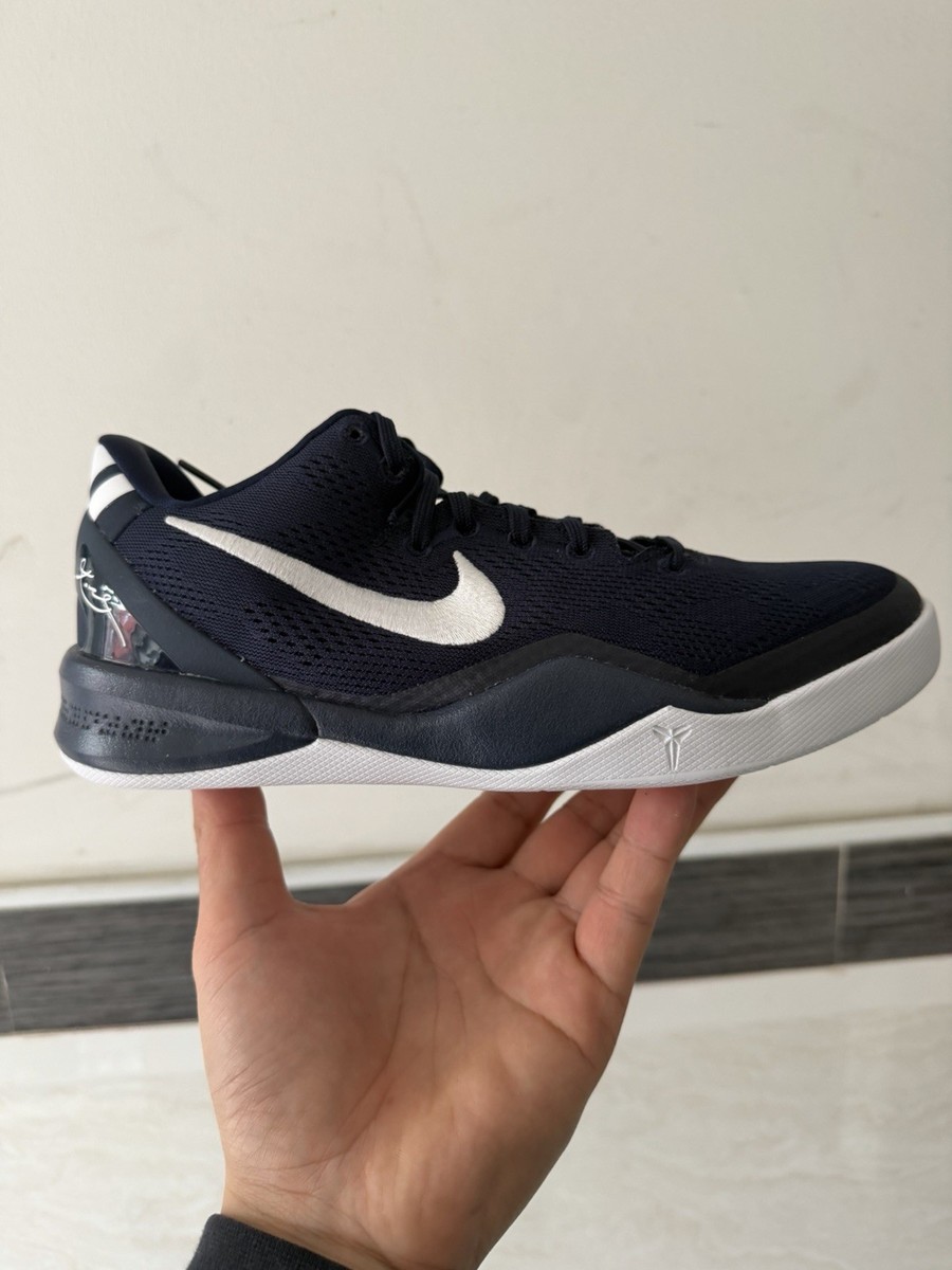 Nike Kobe 8 Protro College Navy White GS Size 6Y FN0266-400 | eBay