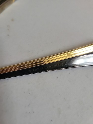2 Stück Yamazaki Patrick, schwarz und gold Servier- und Tafelmesser - Bild 7 von 7