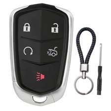 Key Fob Case for Cadillac XTS XT4 XT5 XT6 ATS ATS-v SRX CT6 CTS 2014 5 Button