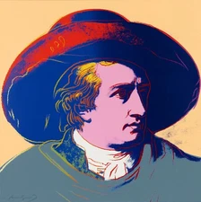 ANDY WARHOL Pop Art Poster or Rolled Canvas Print "GOETHE" A