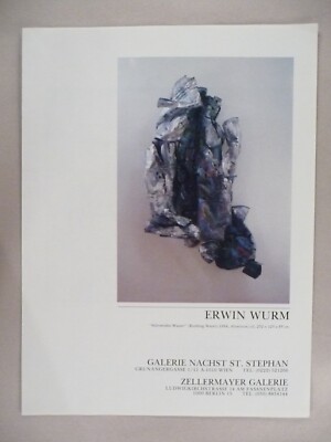 Erwin Wurm MAGAZINE AD - 1985