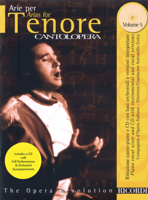 Arias for Tenor - Volume 5 Cantolopera Collection