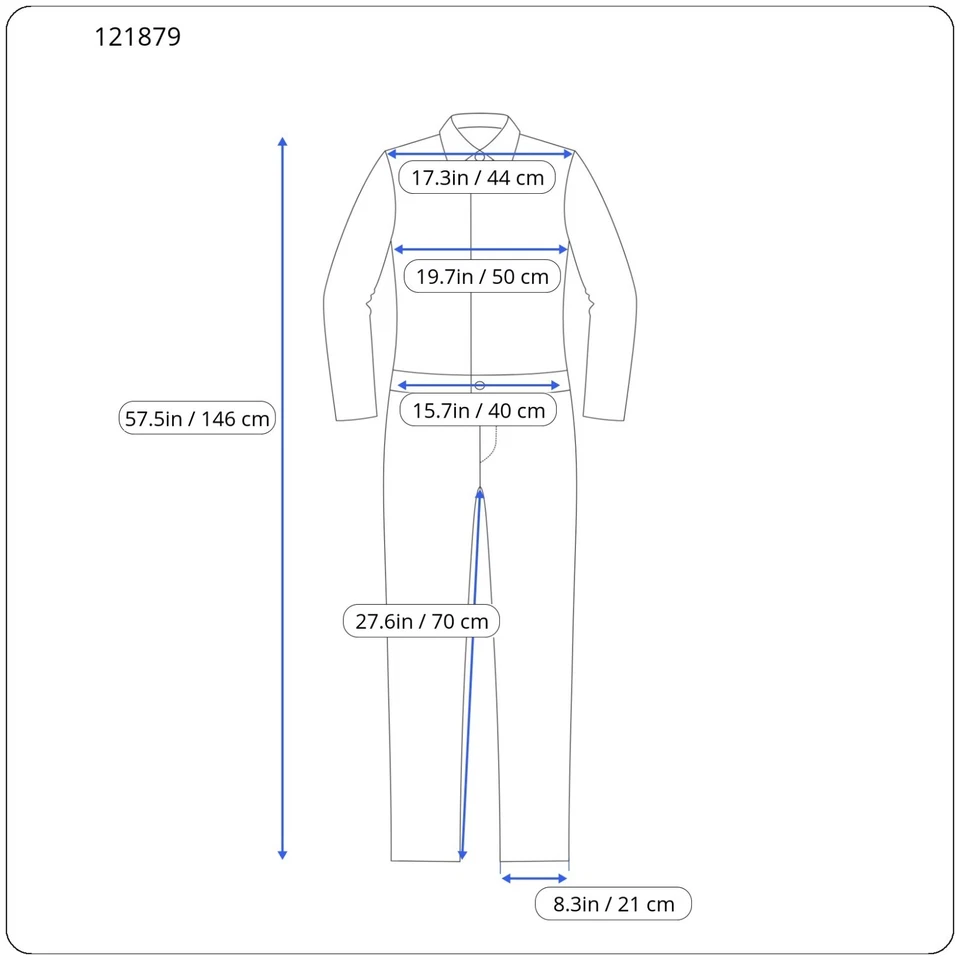 Sandro Overall Damen (Eu) 40 Reißverschluss Marineblau Lang Arm V Hals Plissiert - Bild 3 von 4