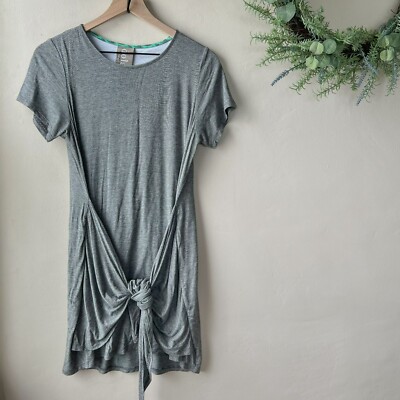 Anthropologie Dolan Tie Front Mini T-shirt Dress Women's Gray Microstripe Sz PM | eBay Anthropologie Dolan Tie Front Mini T-shirt Dress Women's Gray Microstripe Sz PM | eBay