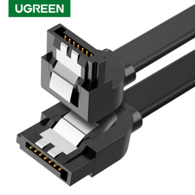 UGREEN SATA3.0 Data Cable 90° Elbow Angled Straight to Bending data Transfer