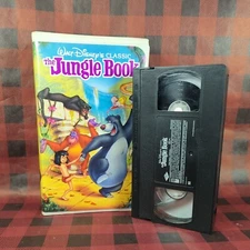 The Jungle Book (1967) (VHS, 1992) Disney Classic  Black Diamond Clamshell