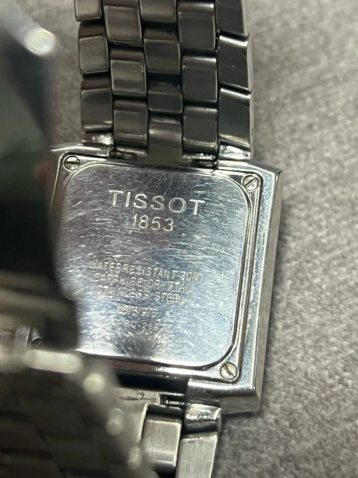 Cronógrafo para hombre Tissot TXL L875/975 T60.1.587.33 tono plata funcionando usado Foto 2 de 4