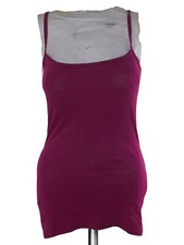 Tezenis Maglia Top Da Donna Eu S Small Viola Stretch Canotta Canottiera Jersey