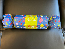 HAPPY SOCKS "HAPPY BIRTHDAY" SOCKS, 2 PAIRS FOR KIDS 4-6 YEARS, NEW IN GIFT BOX