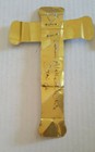 METAL WALL CRUCIFIX Lot Of 2 Tin Handmade Carmen Abelleira Folk Art OJAI CA — photo 3
