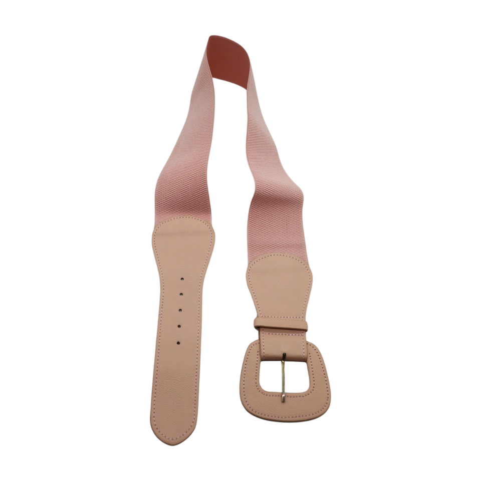 Babyhug Free Size Belt with Square Buckle - Pink