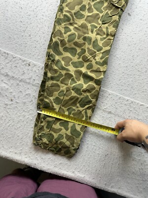 Vintage Men's US Military Duck Camo Cargo Pants Made In Japan Size