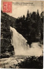Old postcard excursion in Franche-Comté - Fall of Doubs (height 27 meters) (183366)