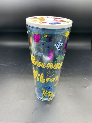 Manuela Guillen + Starbucks Collab Buenas Vibras Venti Tumbler & Lid | eBay