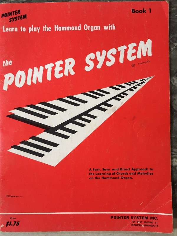 1963 Pointer System Learn To Play Hammond Organ Vintage Music Lessons