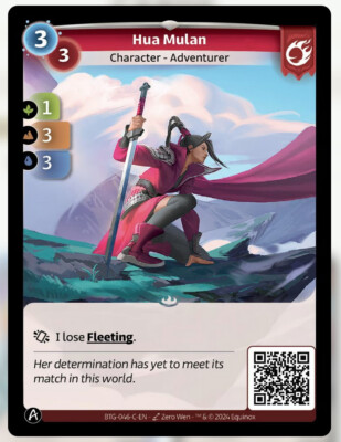 ALTERED TCG BRAVOS HUA MULAN PHYSICAL+DIGITAL