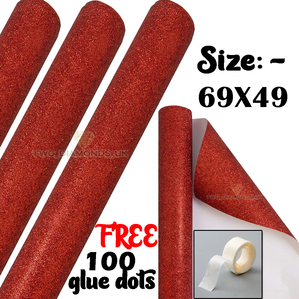 Wrapping Paper Glitter Gift Present Birthday Wrap Wedding Party Sheet