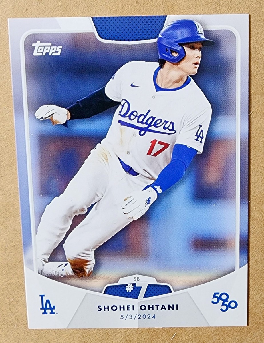 2024 Topps Shohei Ohtani 50/50 Stolen Base #7 SB #14 MVP Los