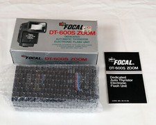 NOS Focal DT-600S Dedicated Tilt Zoom Auto Thyristor Electronic Flash New In Box