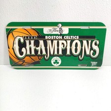 BOSTON CELTICS 2008 NBA BASKETBALL CHAMPIONS PLASTIC LICENSE PLATE NOS