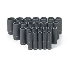 Grey Pneumatic 1326MD 26 PC 1/2" DR DEEP LENGTH METRIC MASTER SET